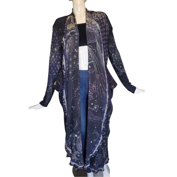 Camilla Its A Sign Long Casual Jacket with Pockets, VGUC, Size S/M - Picture 2 of 10